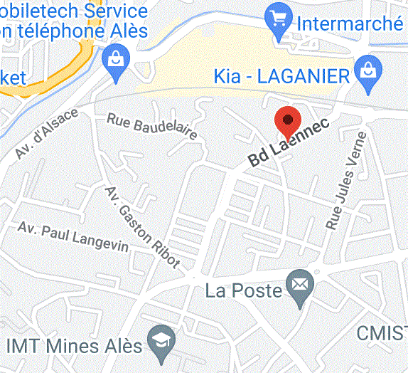 plan de localisation de mon cabinet sur Als